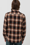 Plaid Ls Flannel-rust