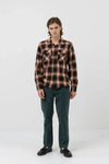 Plaid Ls Flannel-rust