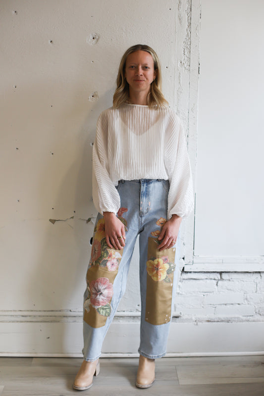 Blooms Denim Pant