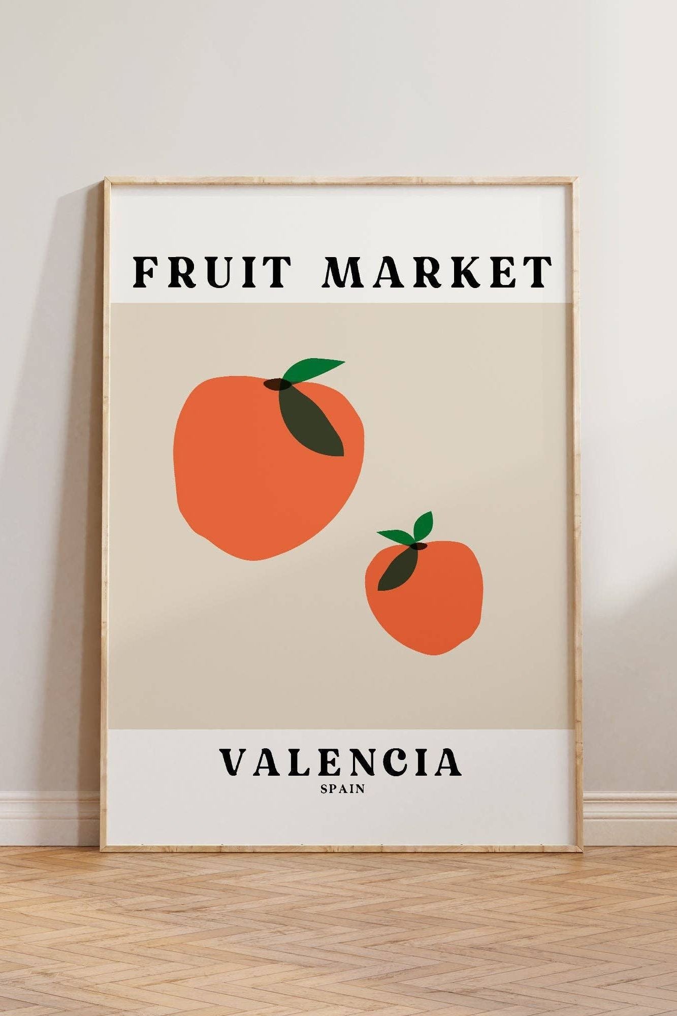 Fruit Market Valencia Print: Unframed / A4