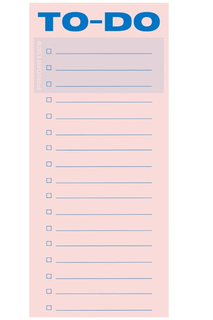 To-Do List Pad - Pink/Blue Pink/Blue