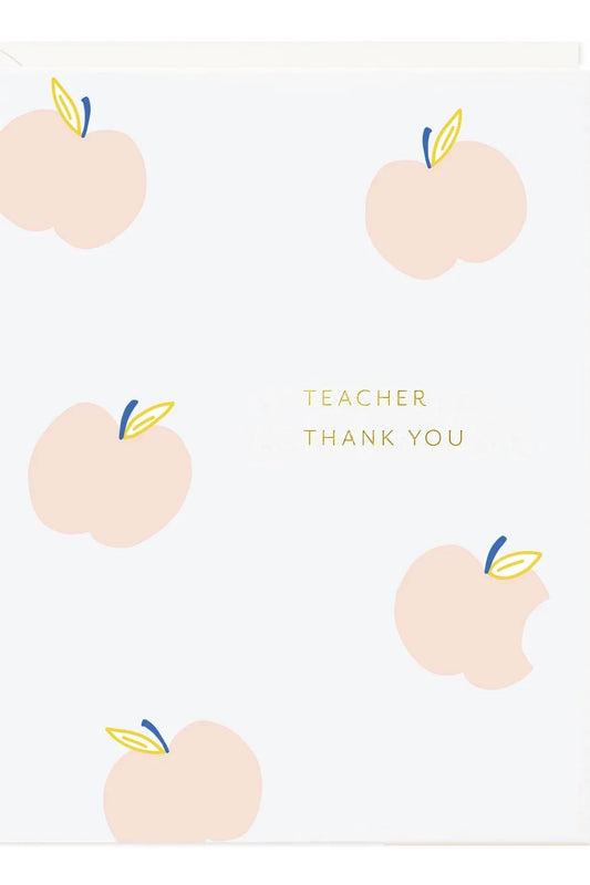 Teacher Apples Card
