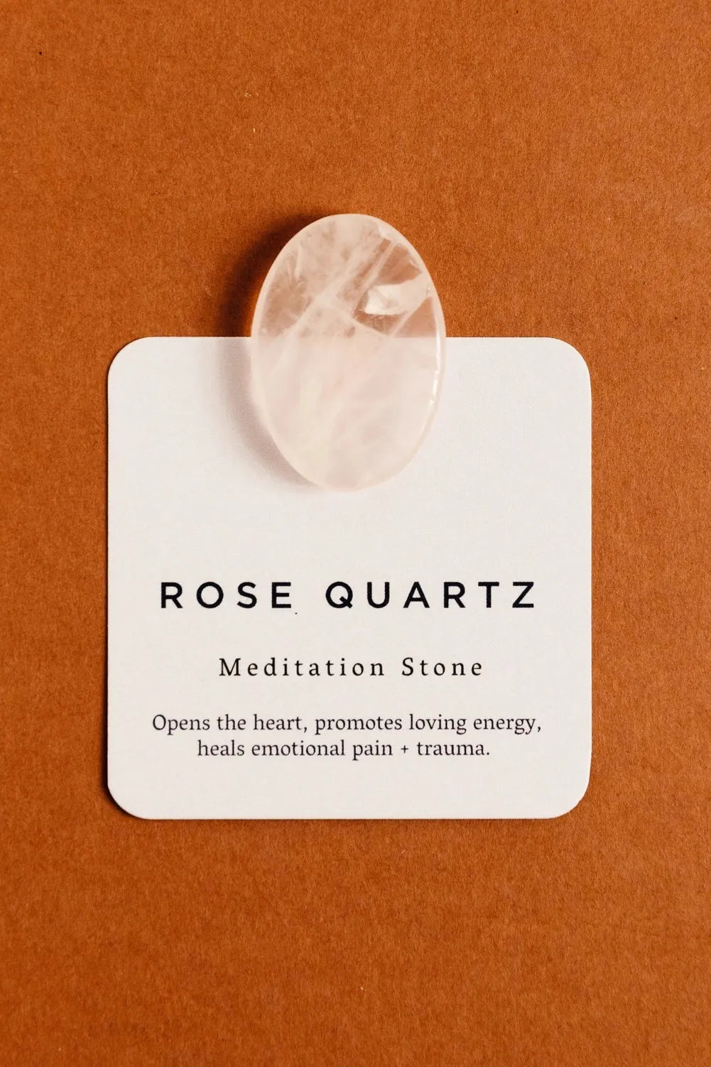 Rose Quartz - Meditation Stone