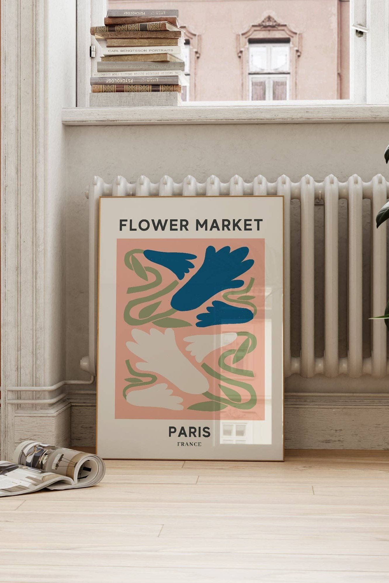 Flower Market Paris Print #2: Unframed / A3