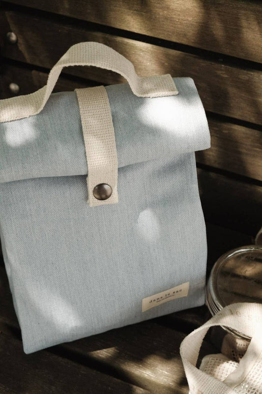 Lunch Tote: Pale Blue