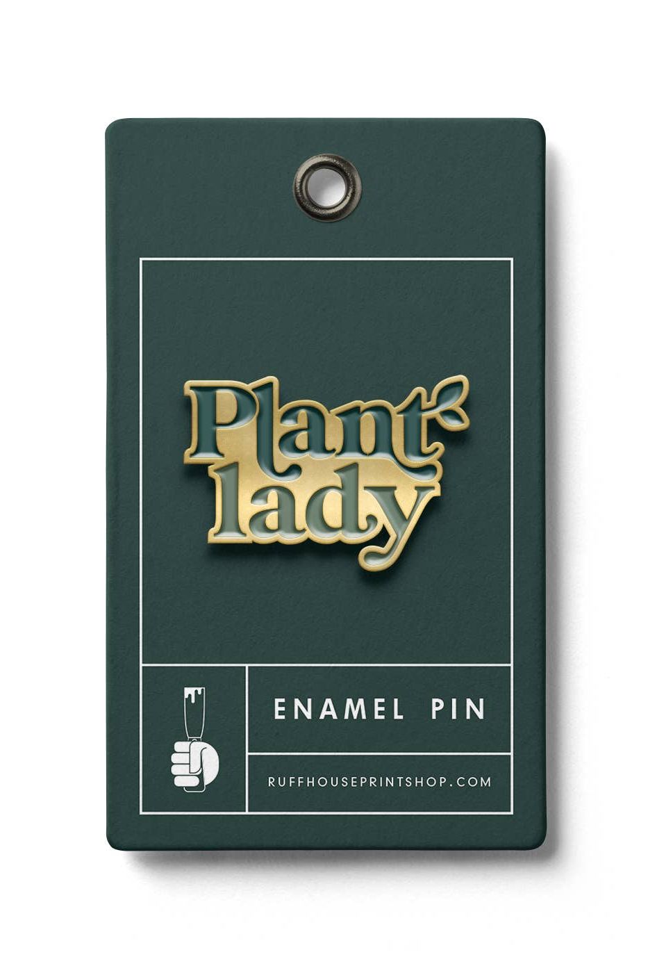 Plant Lady Enamel Pin