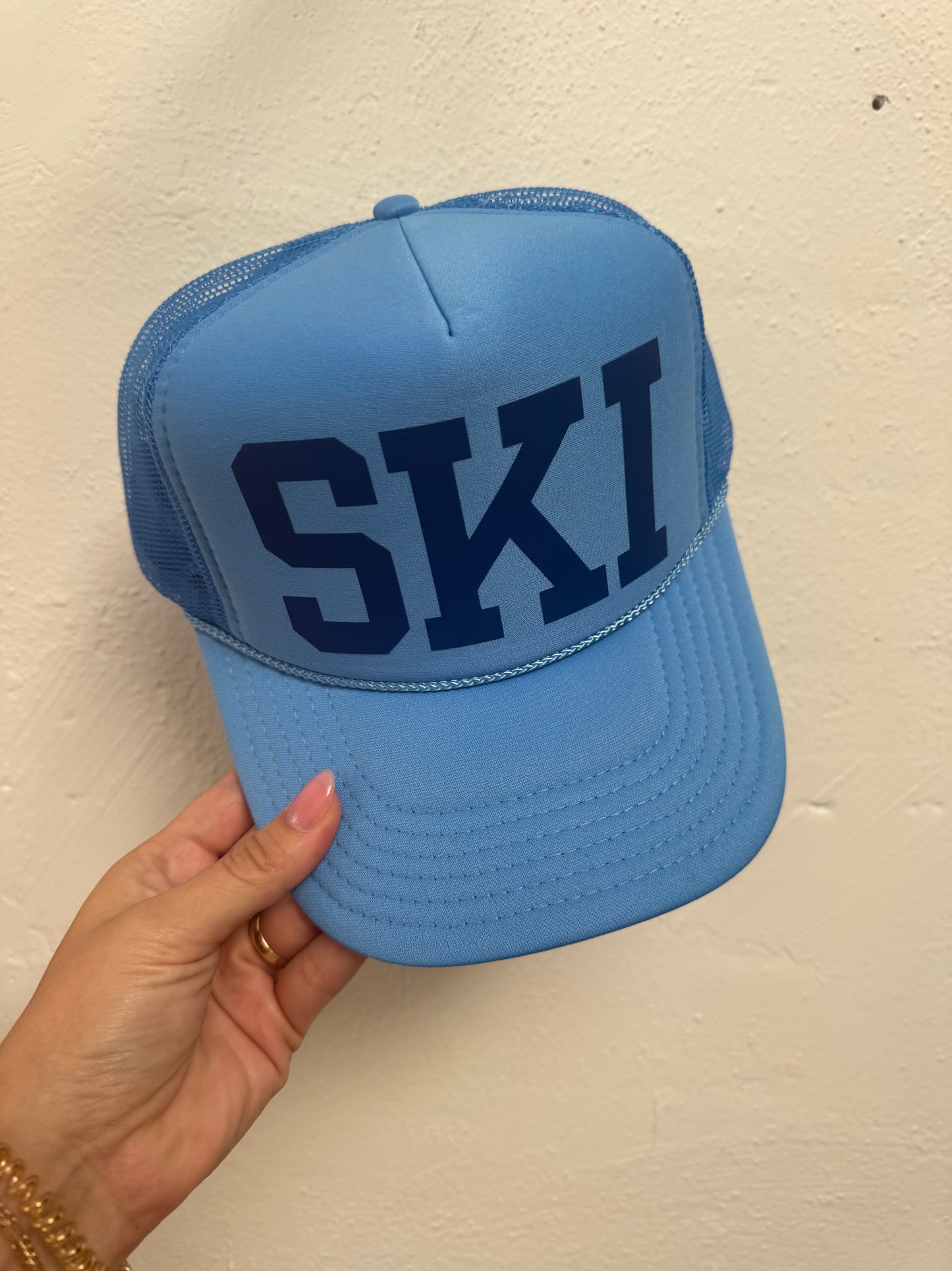 Custom Trucker - SKI - Light Blue & Blue