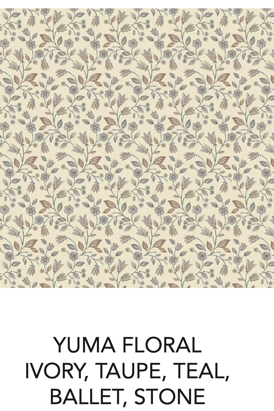 Organic Baby Muslin Swaddle Blanket - Yuma Floral/Teal+Taupe