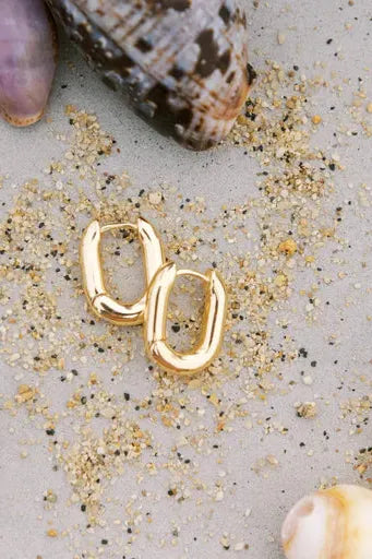 Gold Huggie Earrings