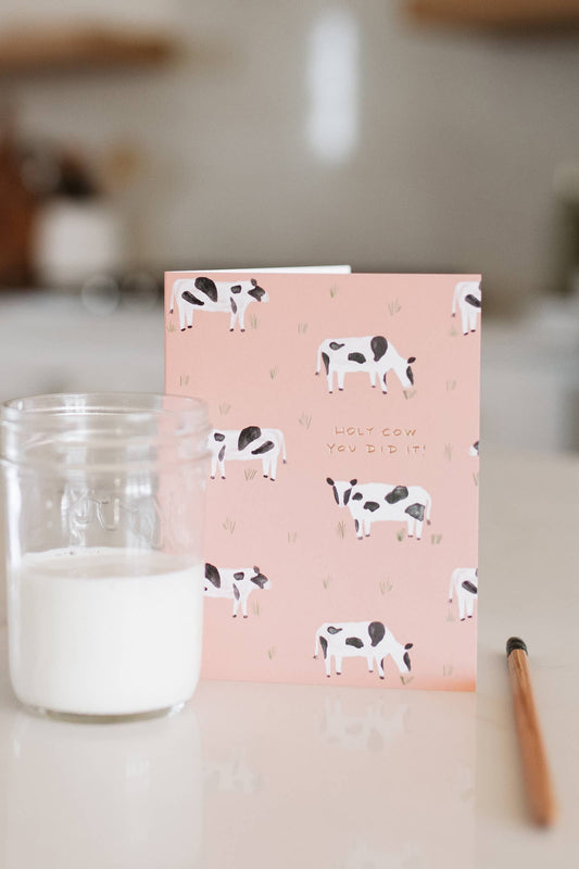 Cow Congrats Card