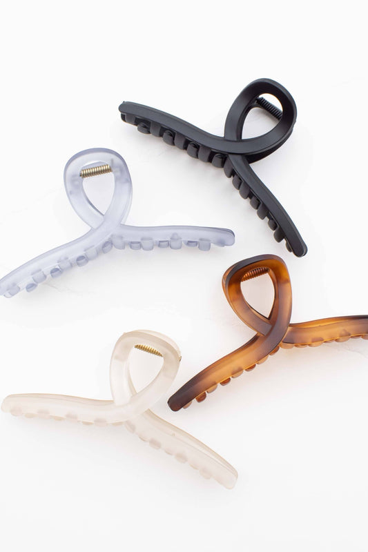 5 Inch Matte French Twist Hair Clip: Blush