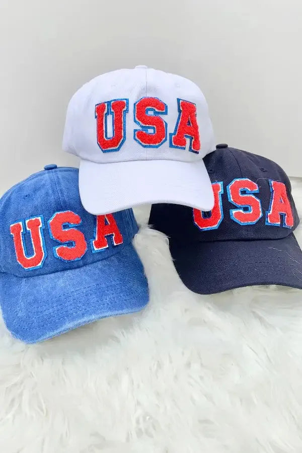 USA 4th of July Baseball Cap