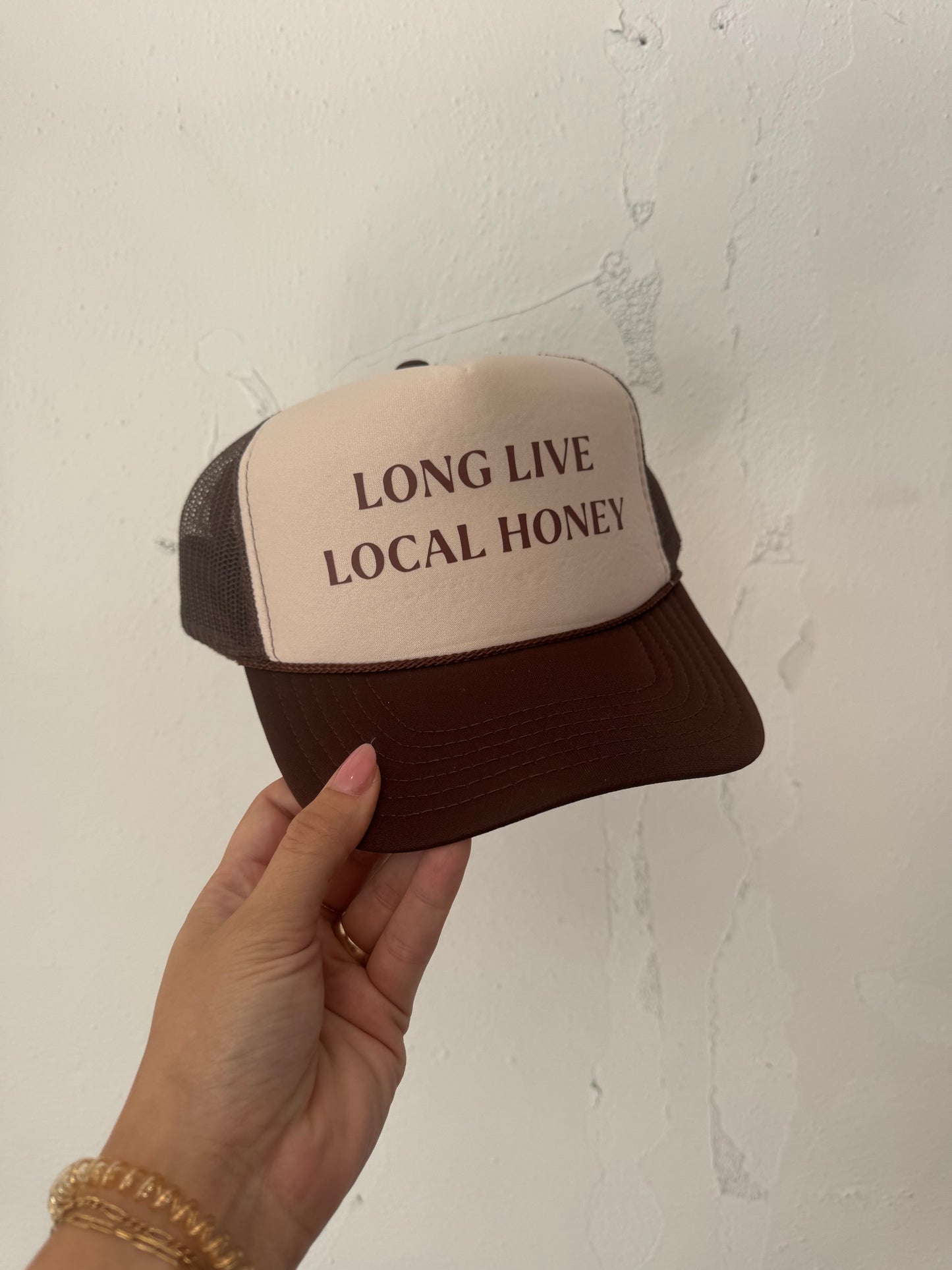Custom Trucker - Long Live! - Tan & Brown