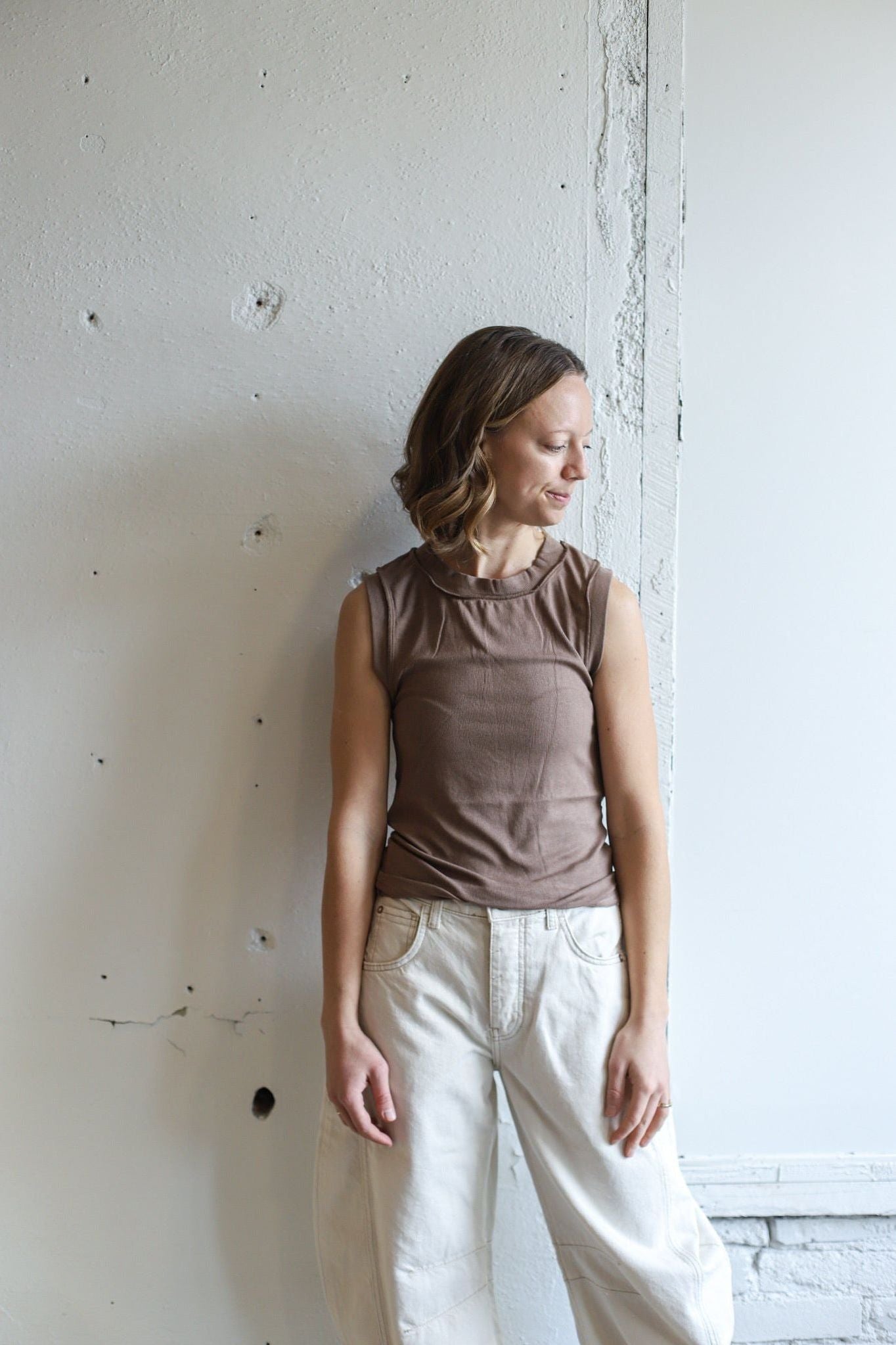 The Julia Tank- mocha