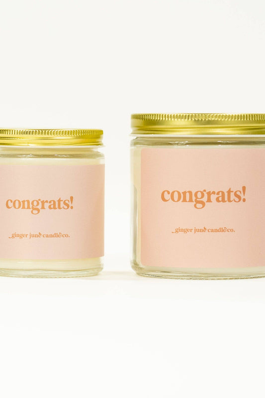 Congrats! Soy Candle - Apricot fig
