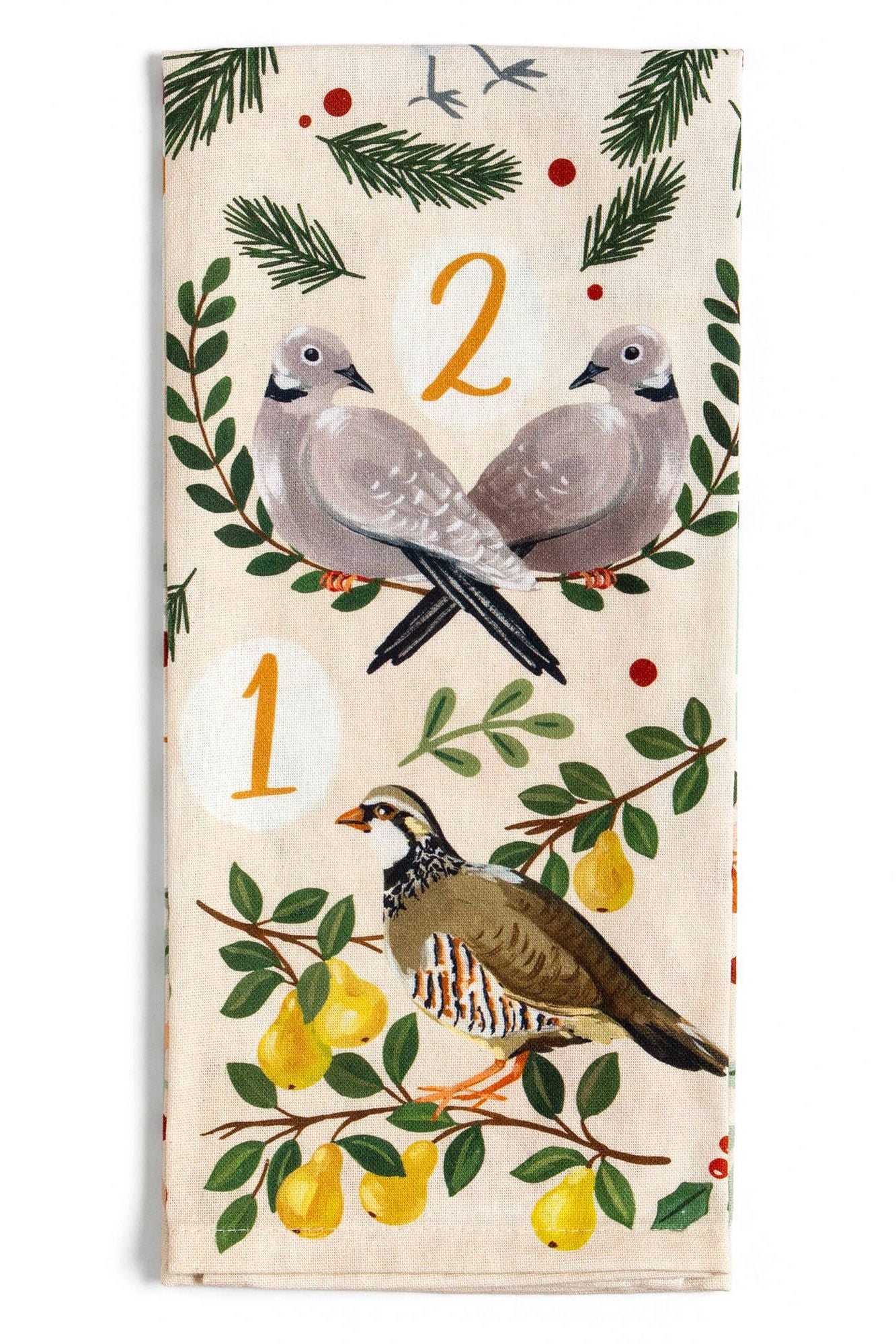 12 Days Of Christmas Kitchen Towel