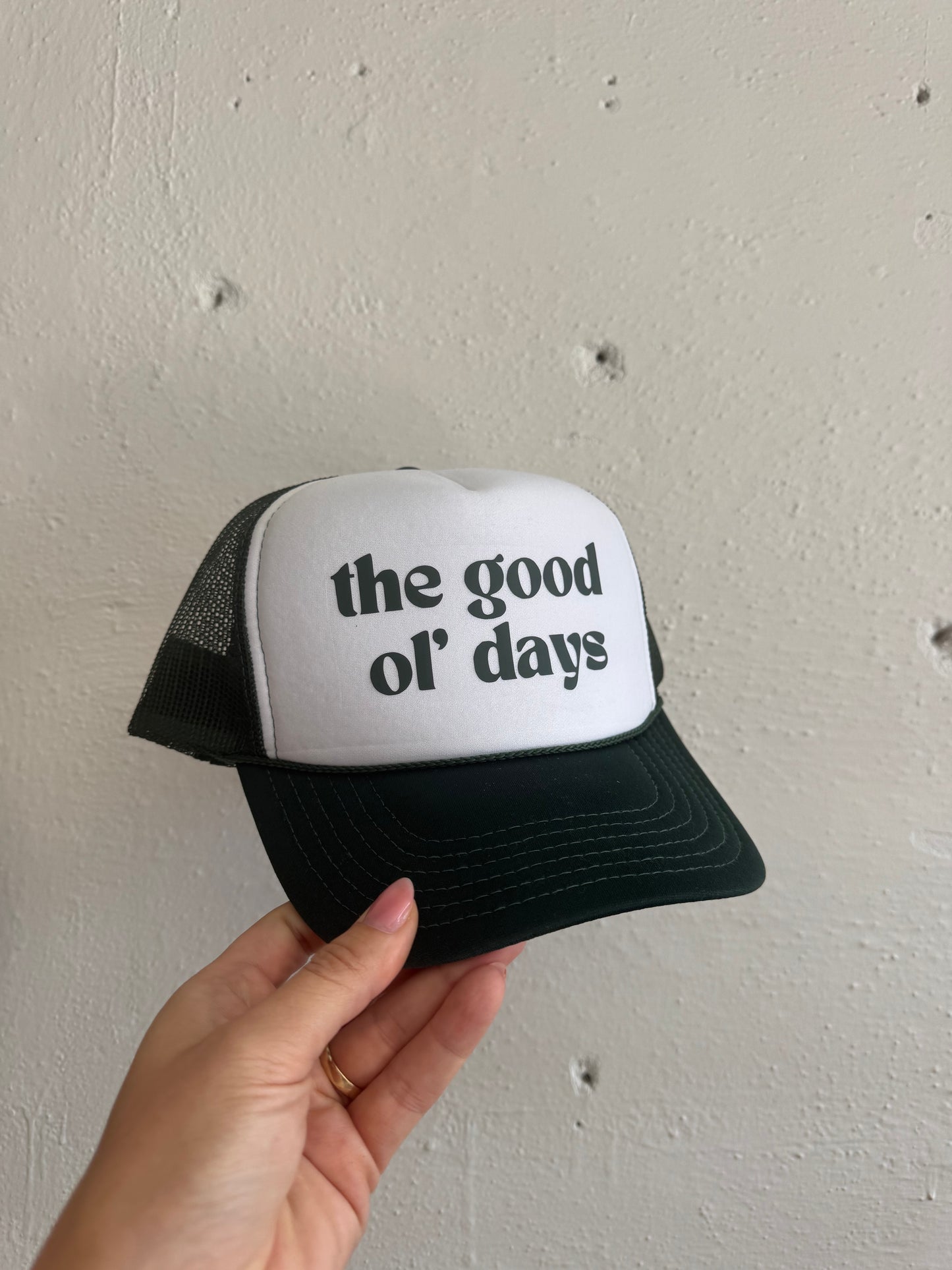 Custom Trucker - Good Ol’ Days - Green & Green