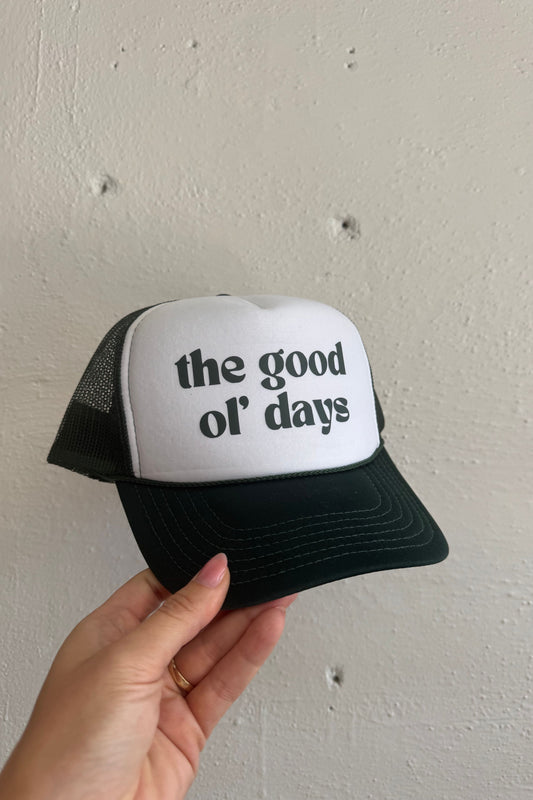 Custom Trucker - Good Ol’ Days - Green & Green