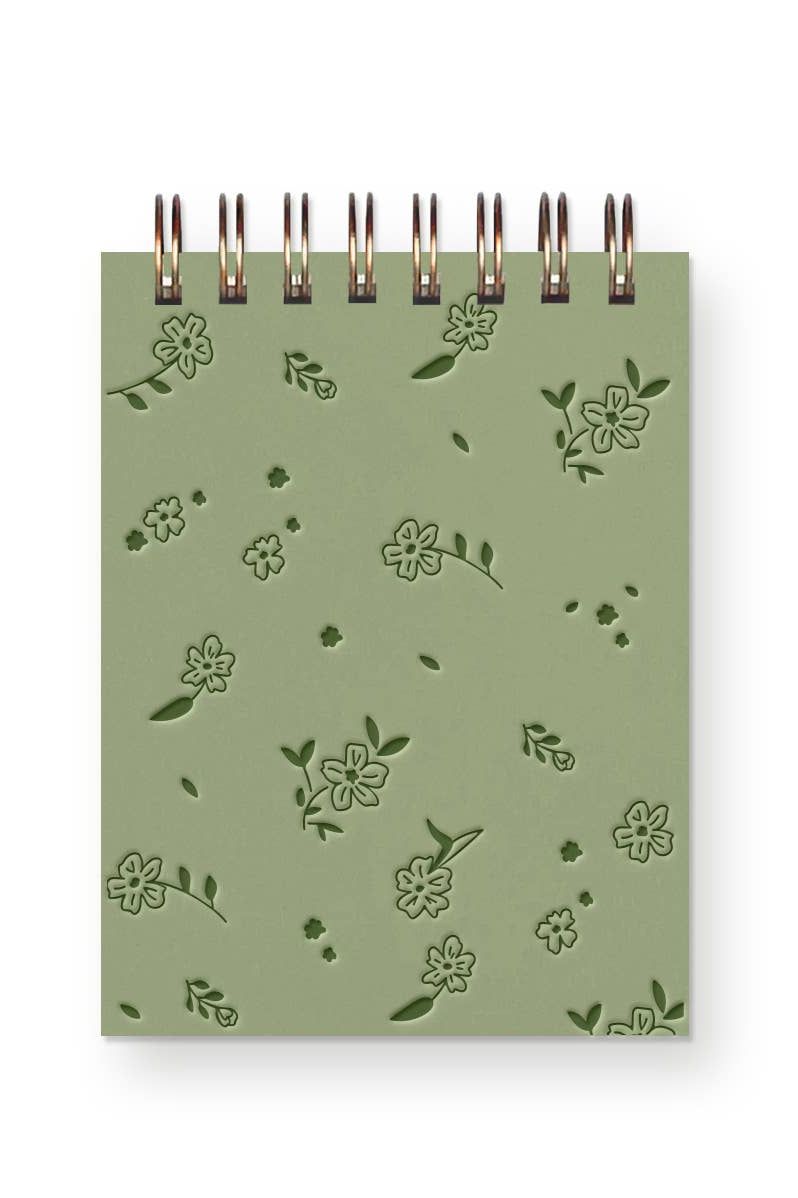 Scattered Flowers Mini Jotter Notebook