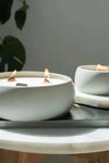 Take A Hike Concrete Wooden Wick Vessel - 17 oz.