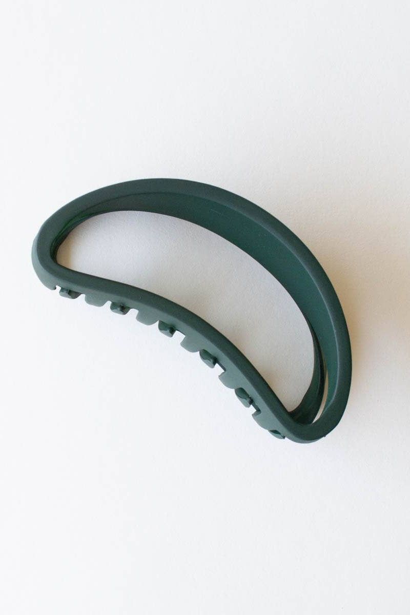 Bean shaped claw clip: Dark Teal