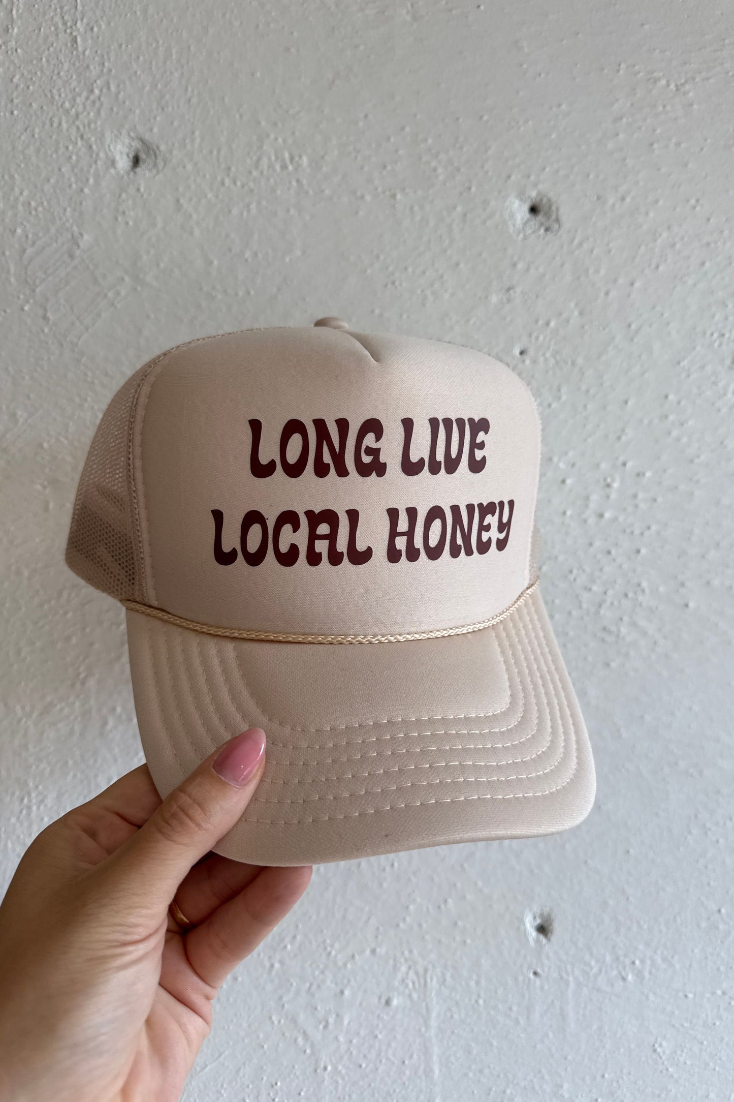 Custom Trucker - Long Live! - Tan & Brown