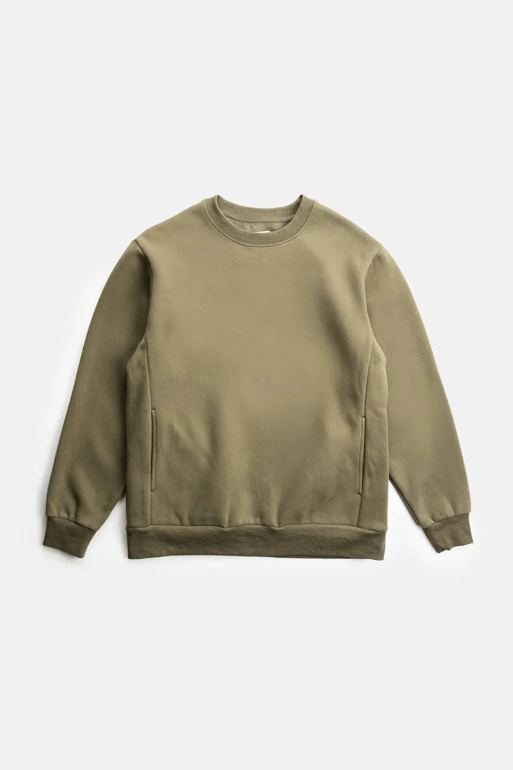 Classic Fleece Crew- olive