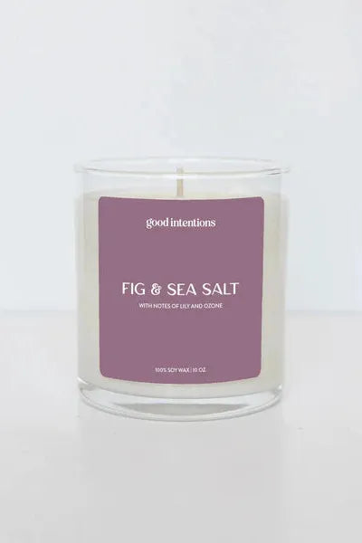 Fig & Sea Salt Candle