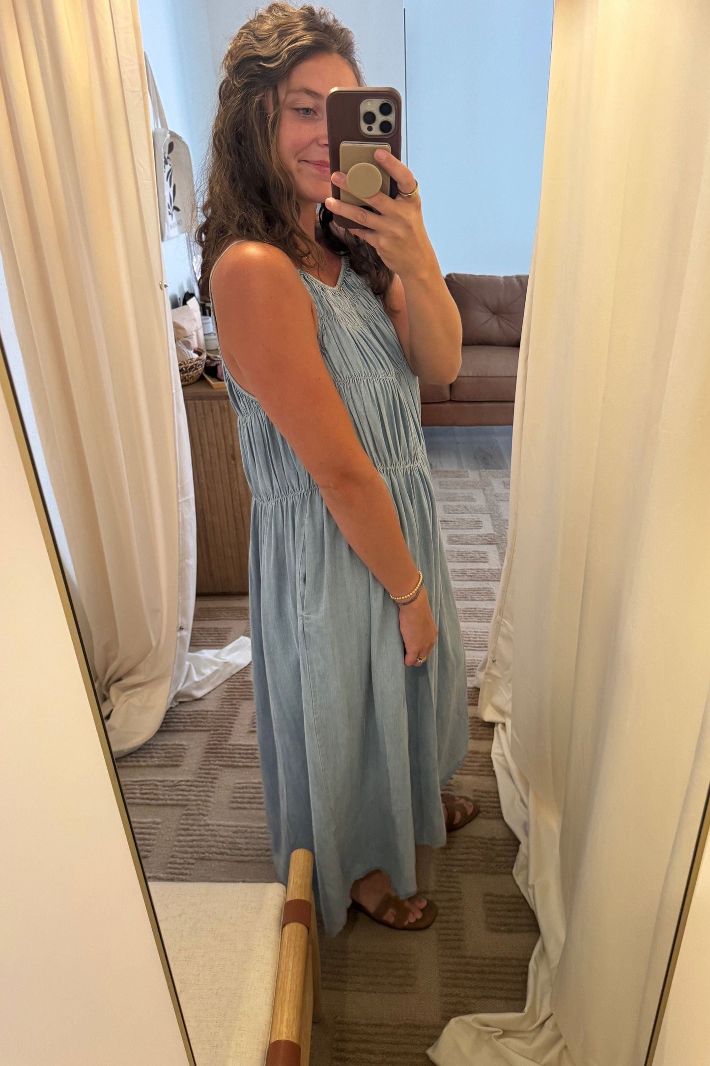 Penny Chambray Dress