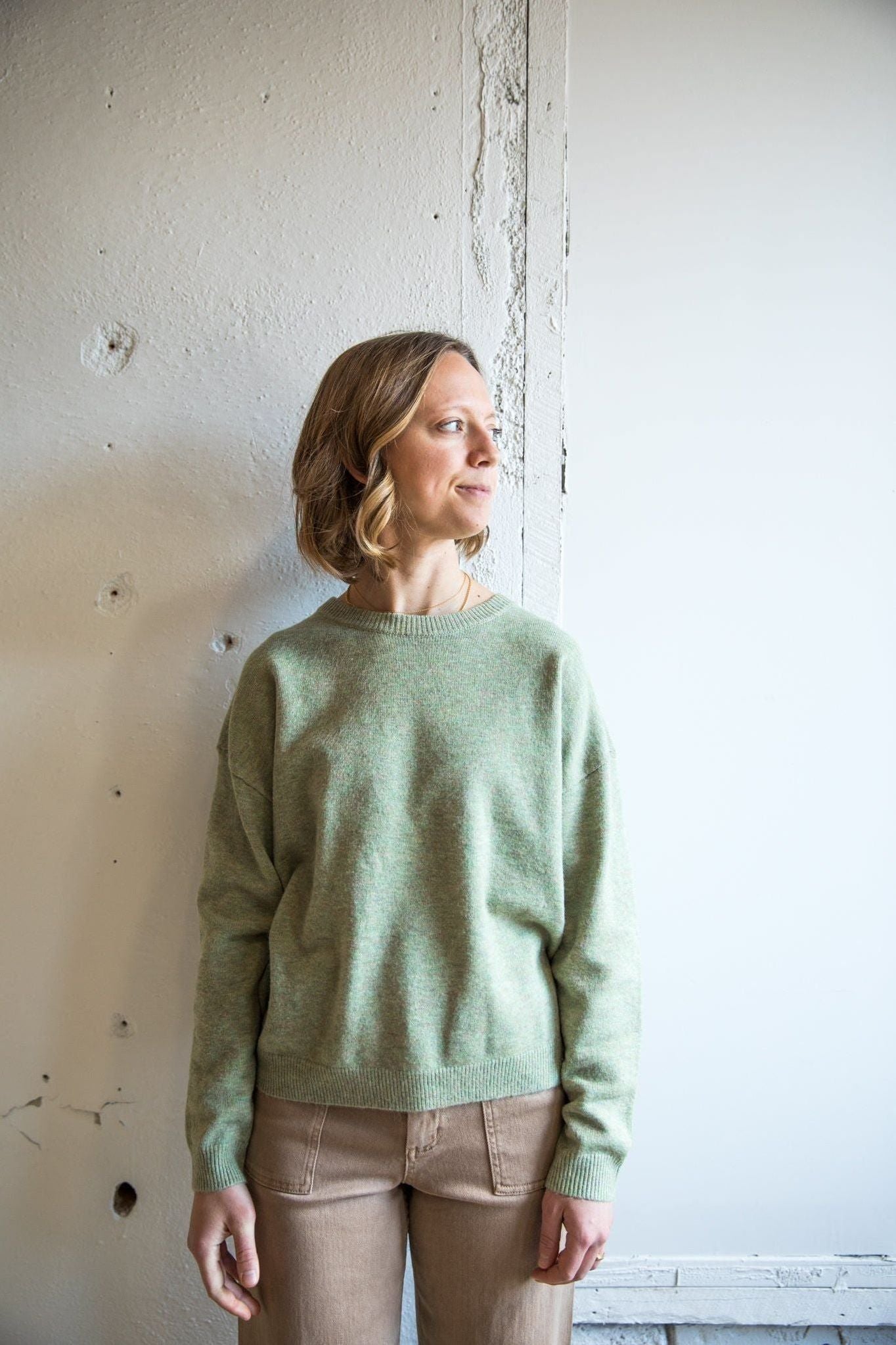 The Sutton Sweater | Sage