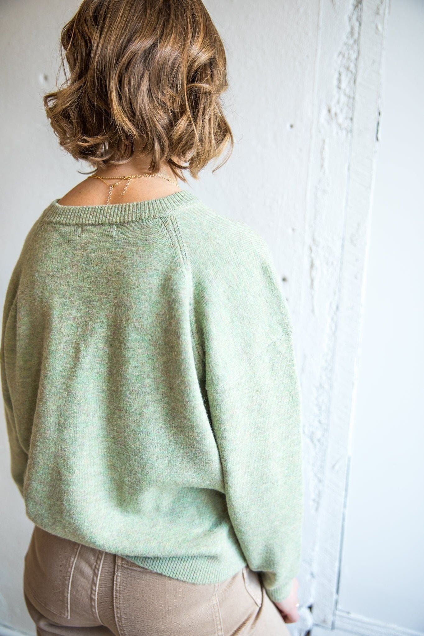 The Sutton Sweater | Sage