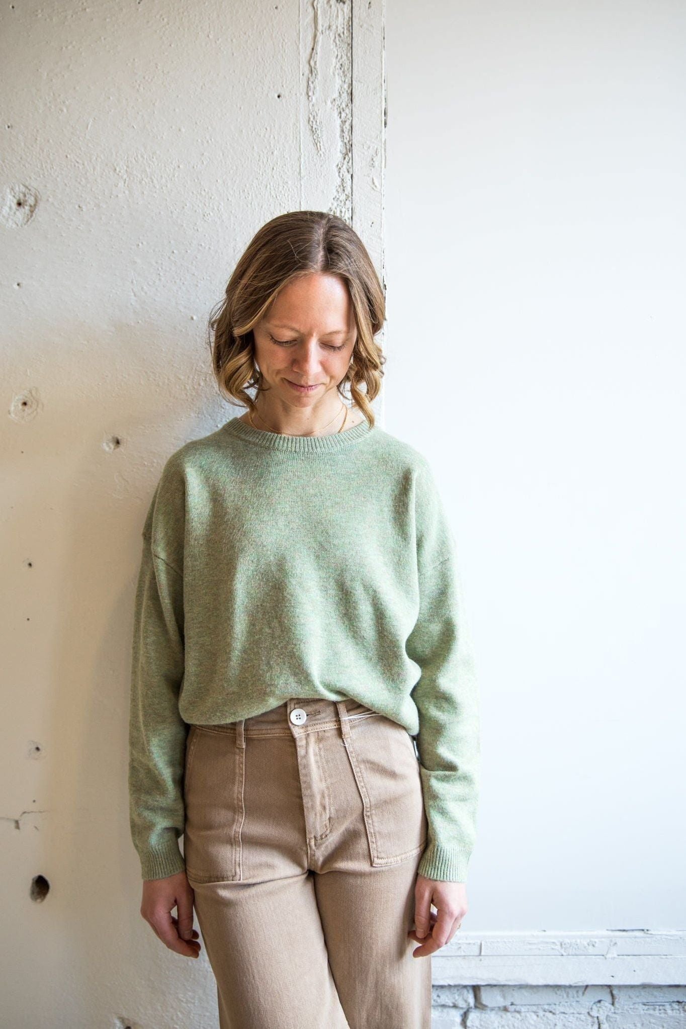 The Sutton Sweater | Sage