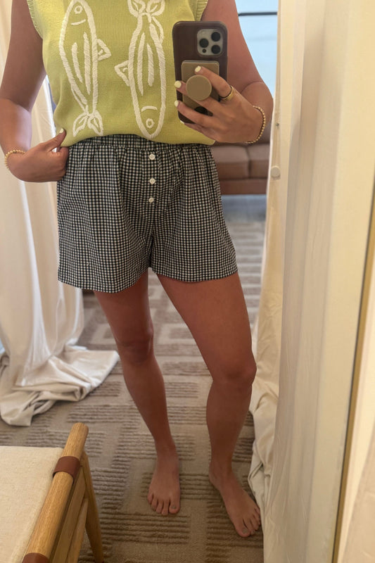 Gingham Boxer Shorts
