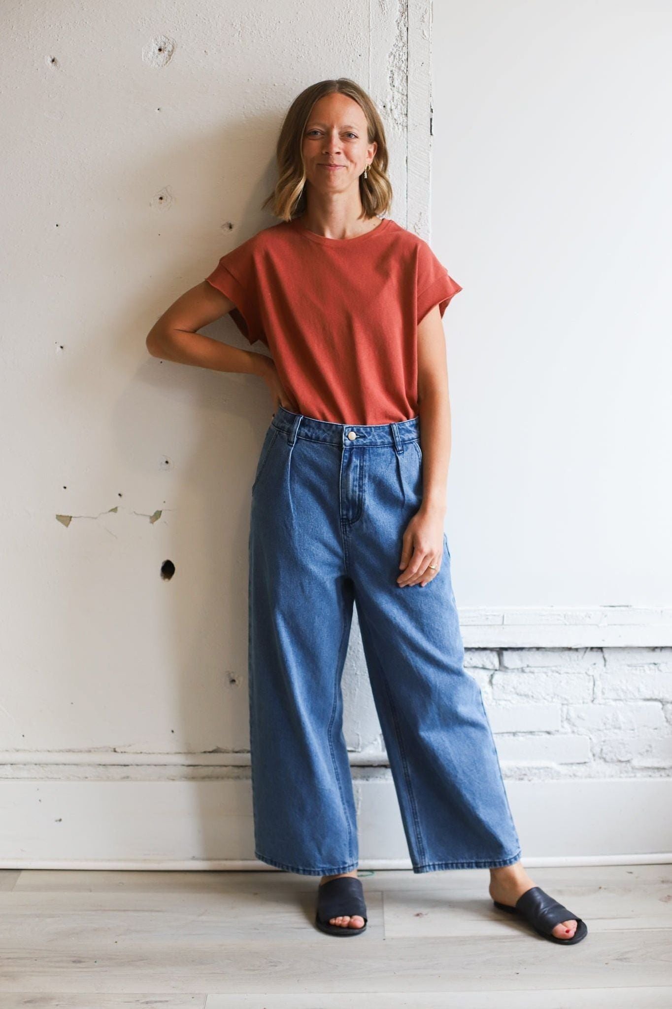 Lacey Denim Pants