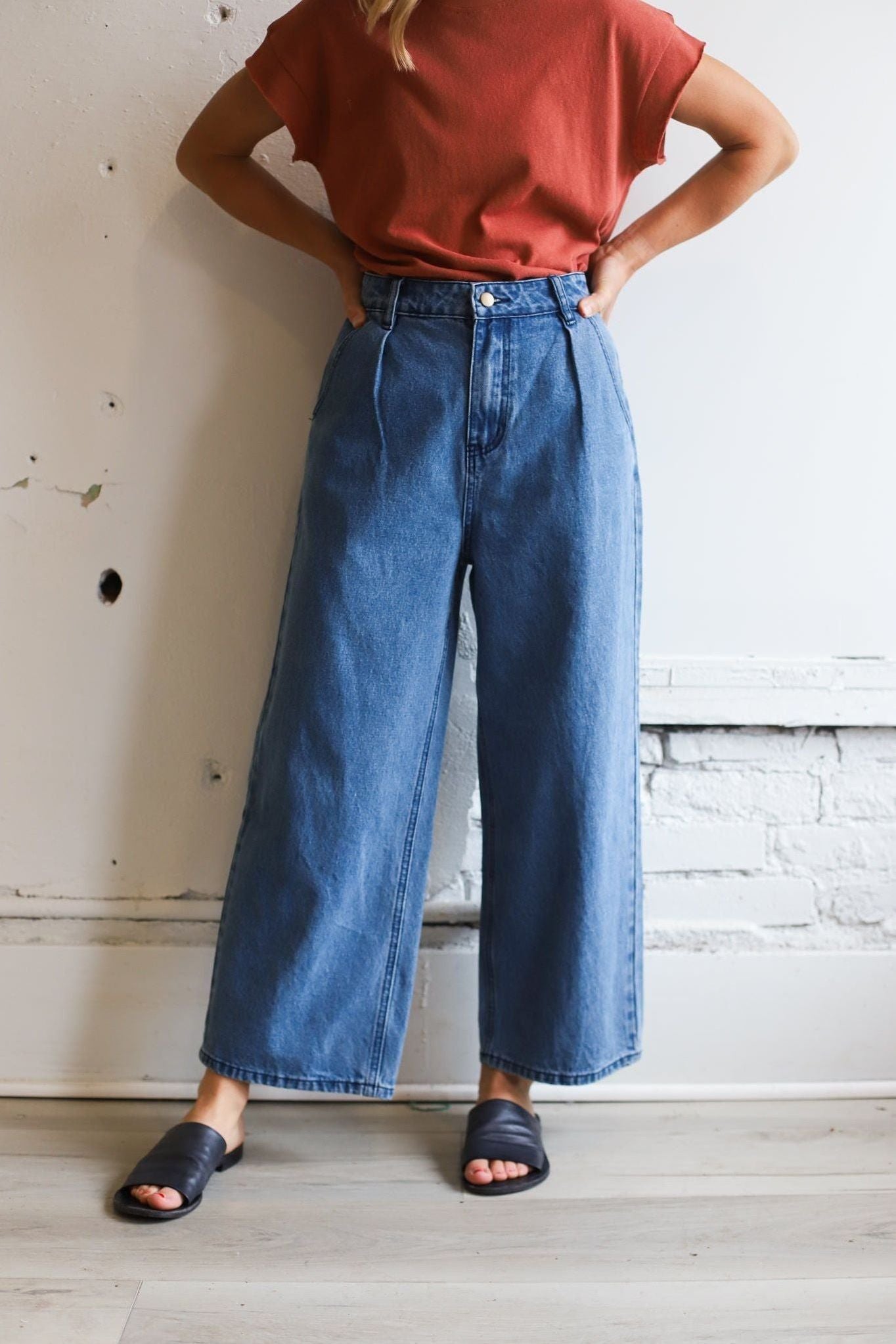 Lacey Denim Pants