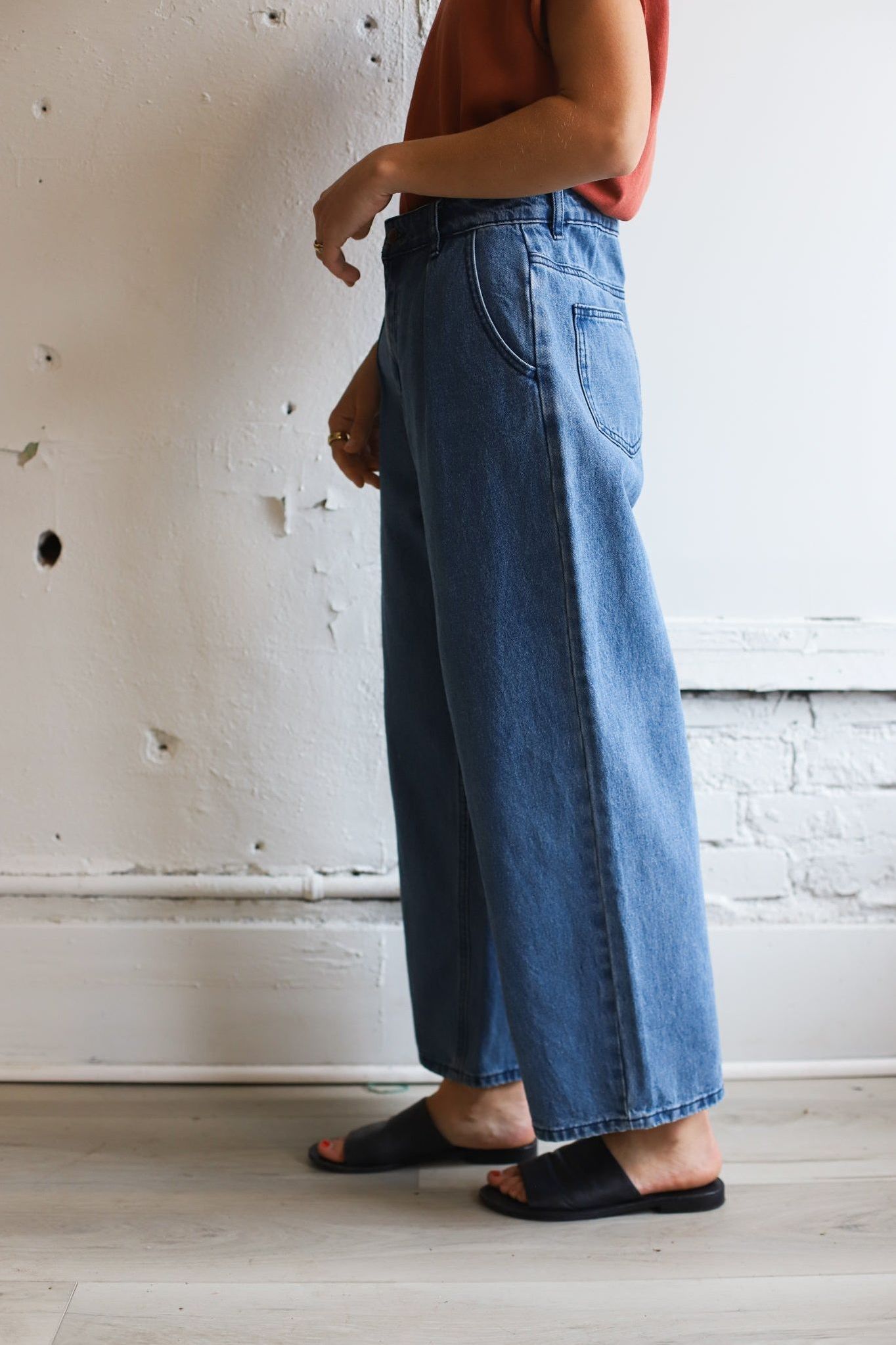 Lacey Denim Pants