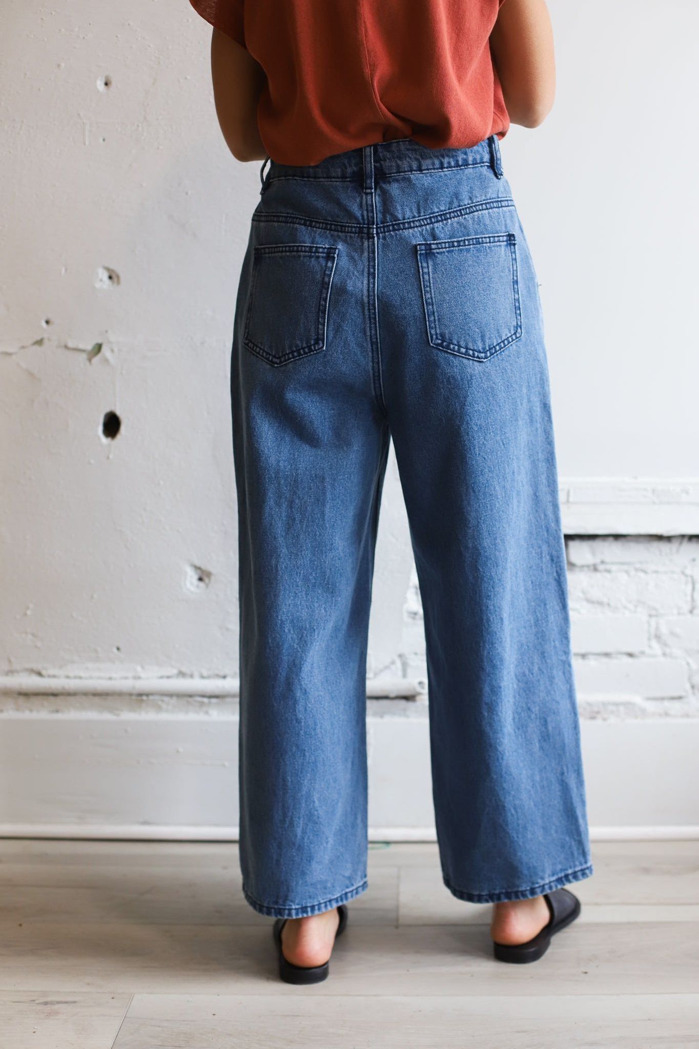 Lacey Denim Pants