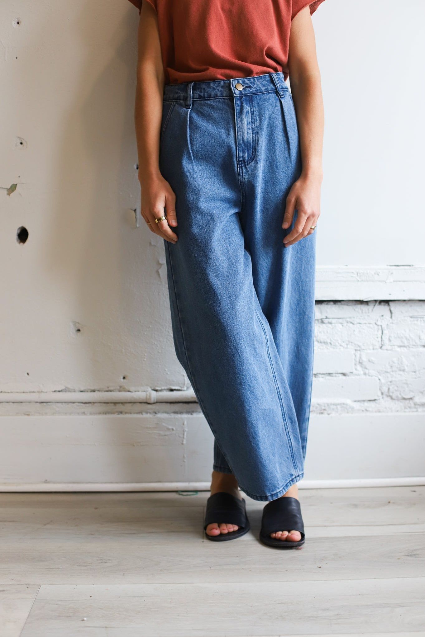 Lacey Denim Pants