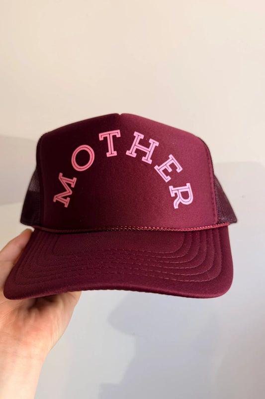 Custom Trucker - MOTHER - RED & PINK