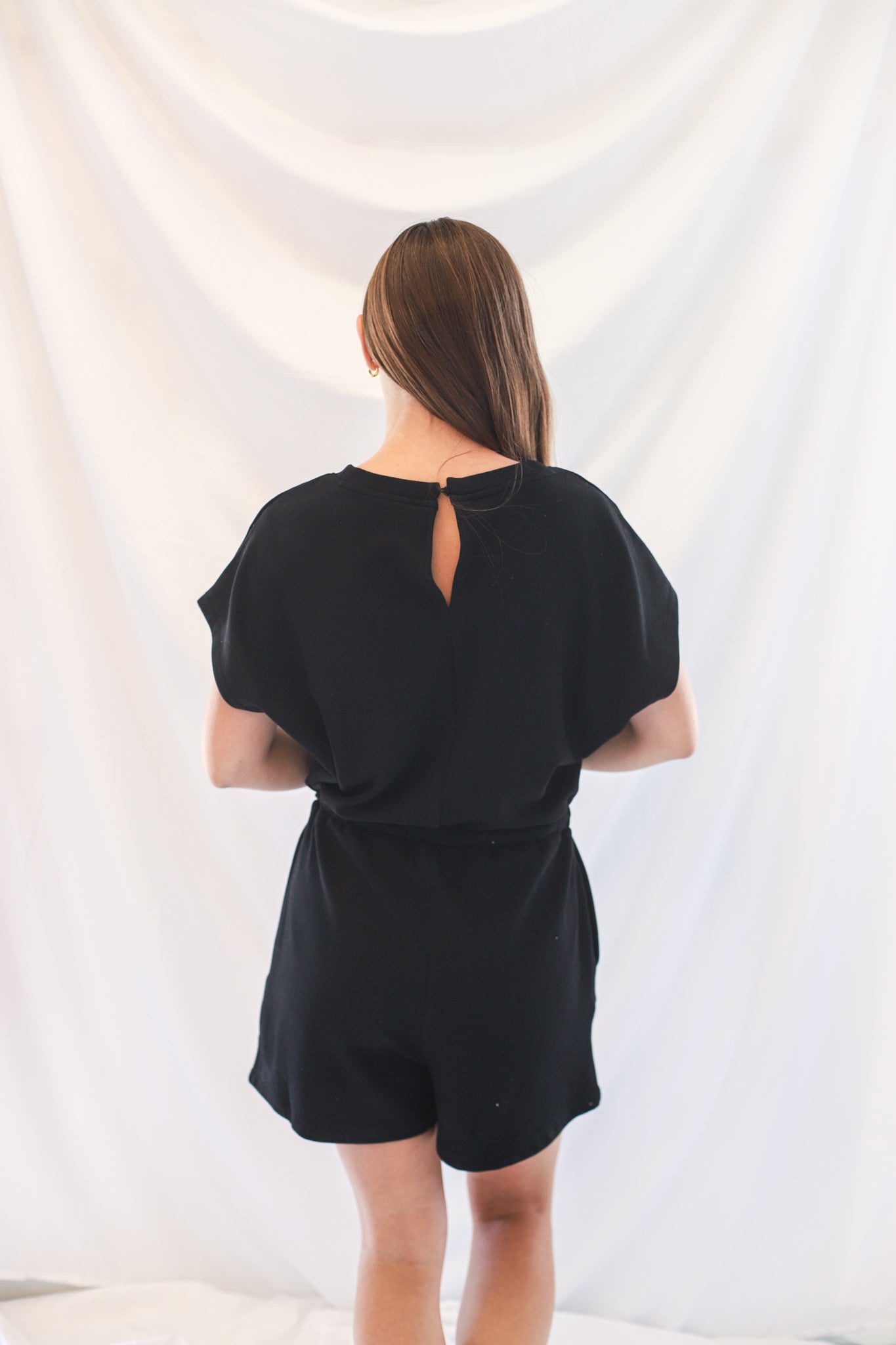 Willow Romper  - black