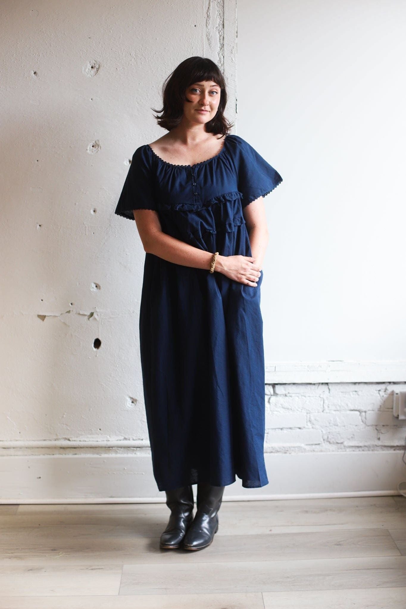 Sundrenched Maxi Dress - Navy