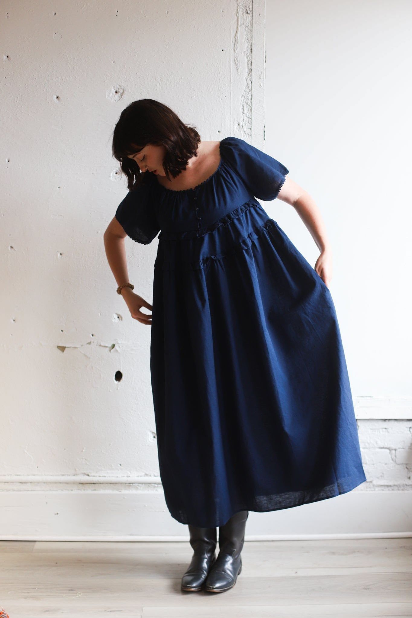 Sundrenched Maxi Dress - Navy