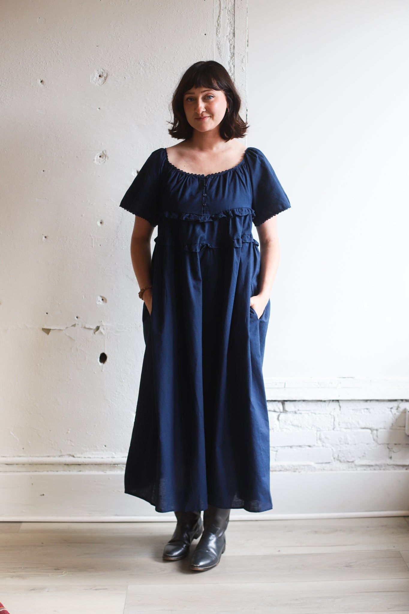 Sundrenched Maxi Dress - Navy