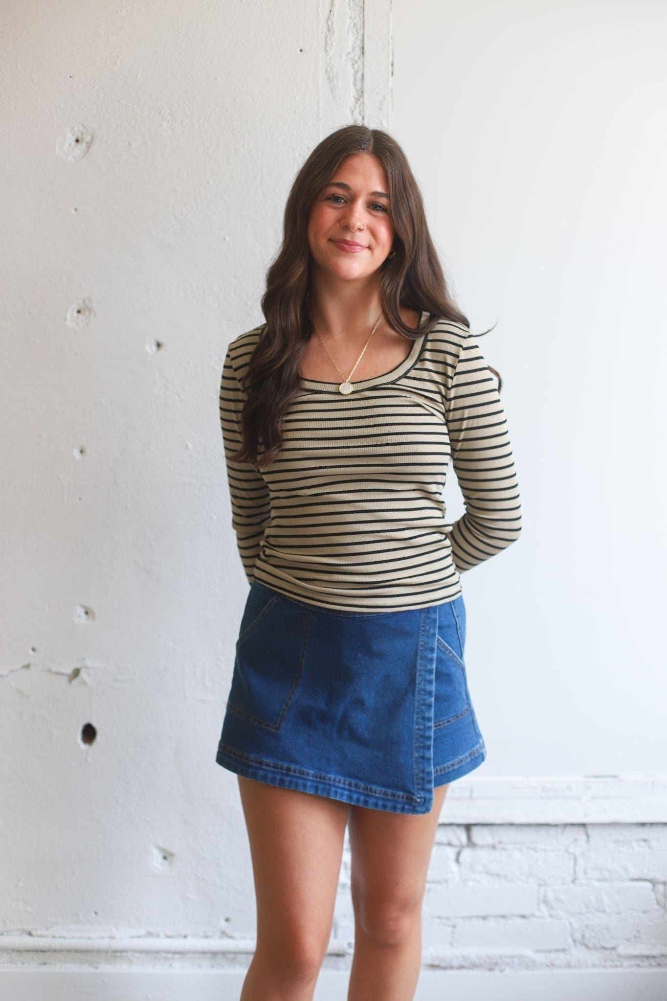 Kaylee Denim Skort