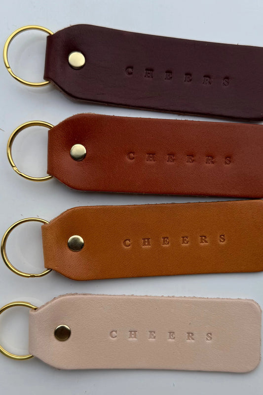 Twin Sparrow Keychain | CHEERS (round)