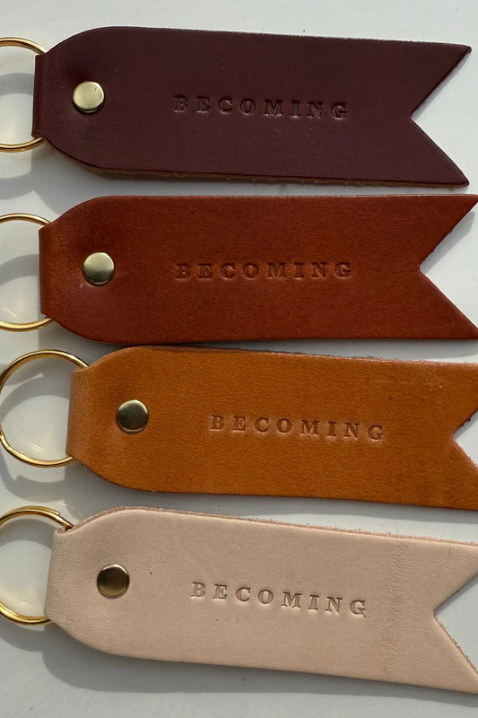 Twin Sparrow Keychain | BECOMING (flag)