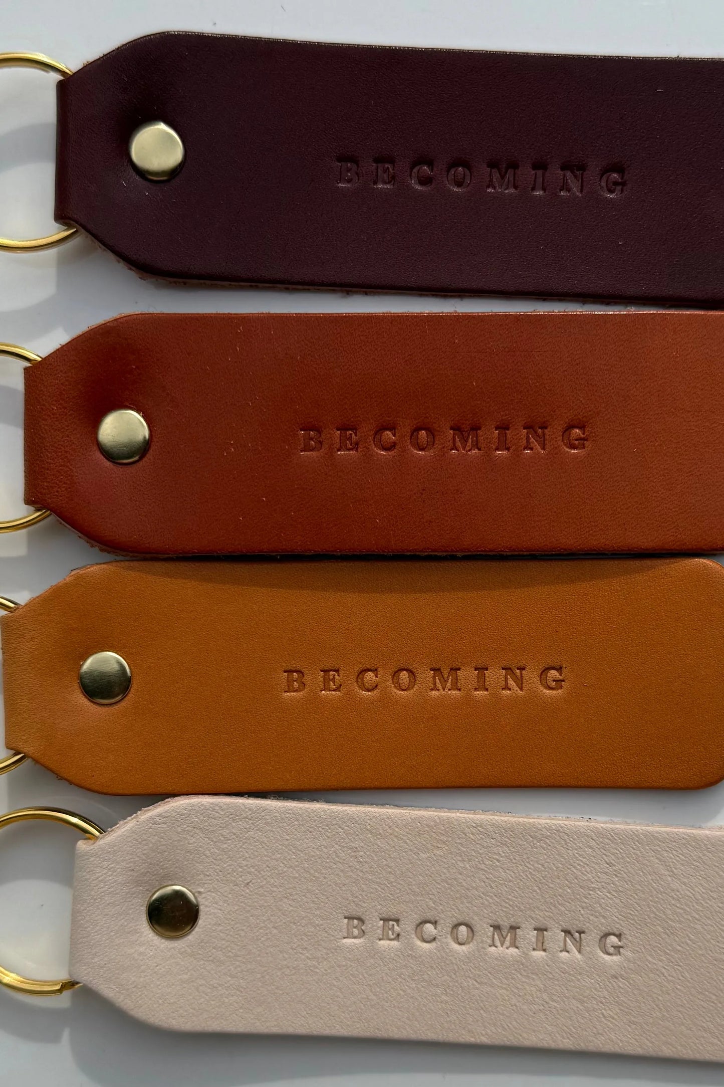 Twin Sparrow Keychain | BECOMING (round)