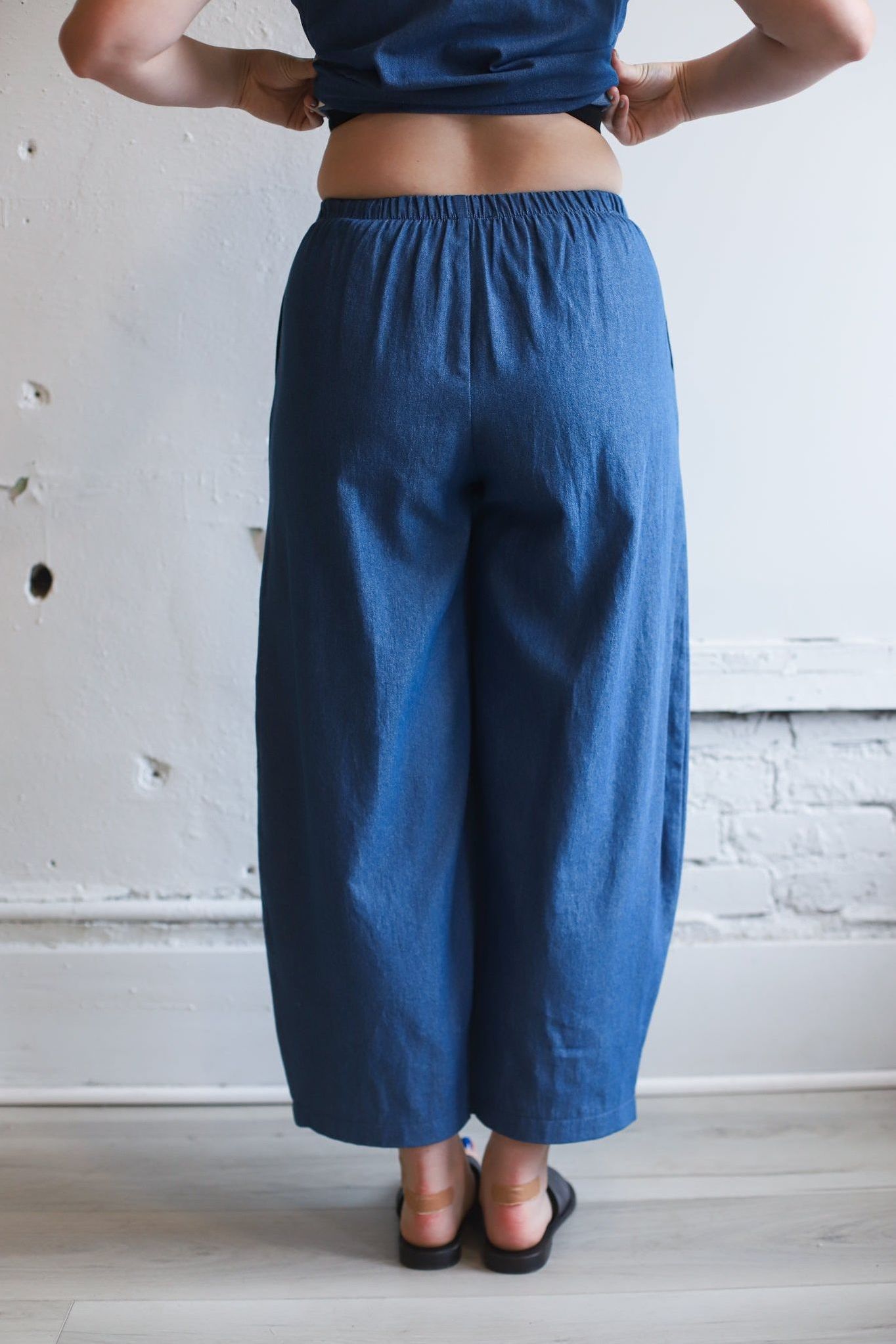 Lantern Denim Pants