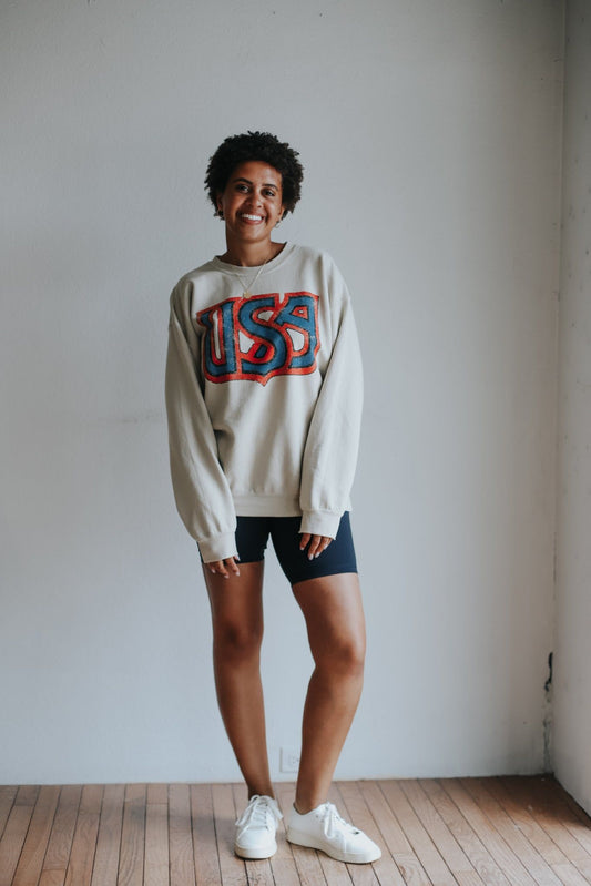 usa crewneck