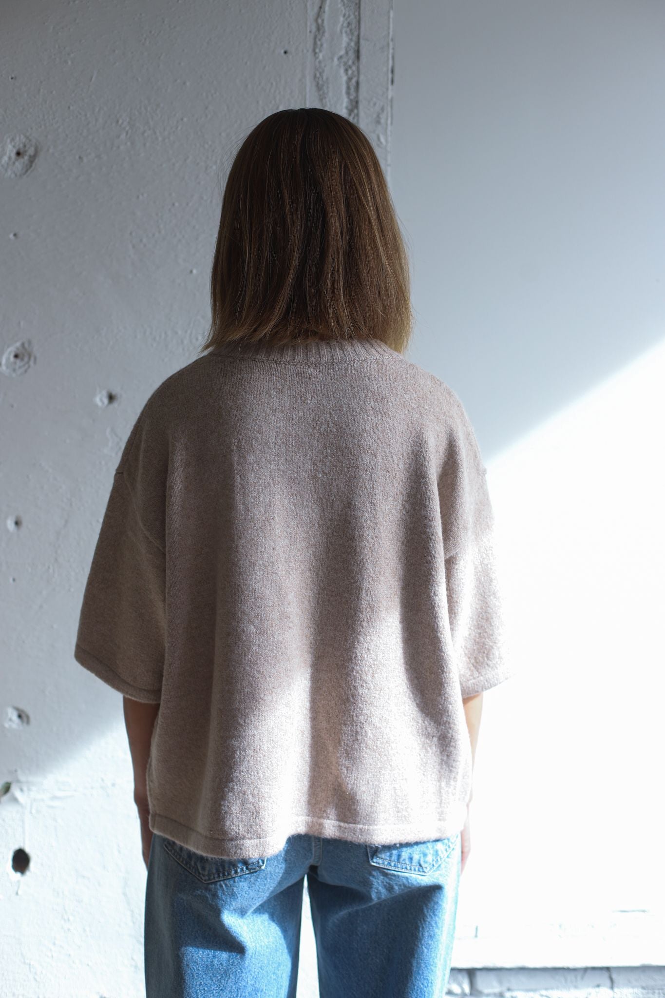 Hold Me Sweater Top - Cream